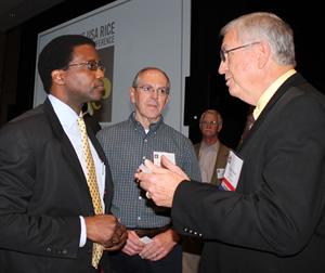 Trade Minister Arrietas, Bill Reed, and Chuck Wilson