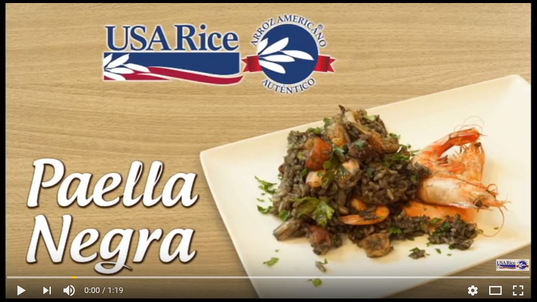 Black Paella video title page