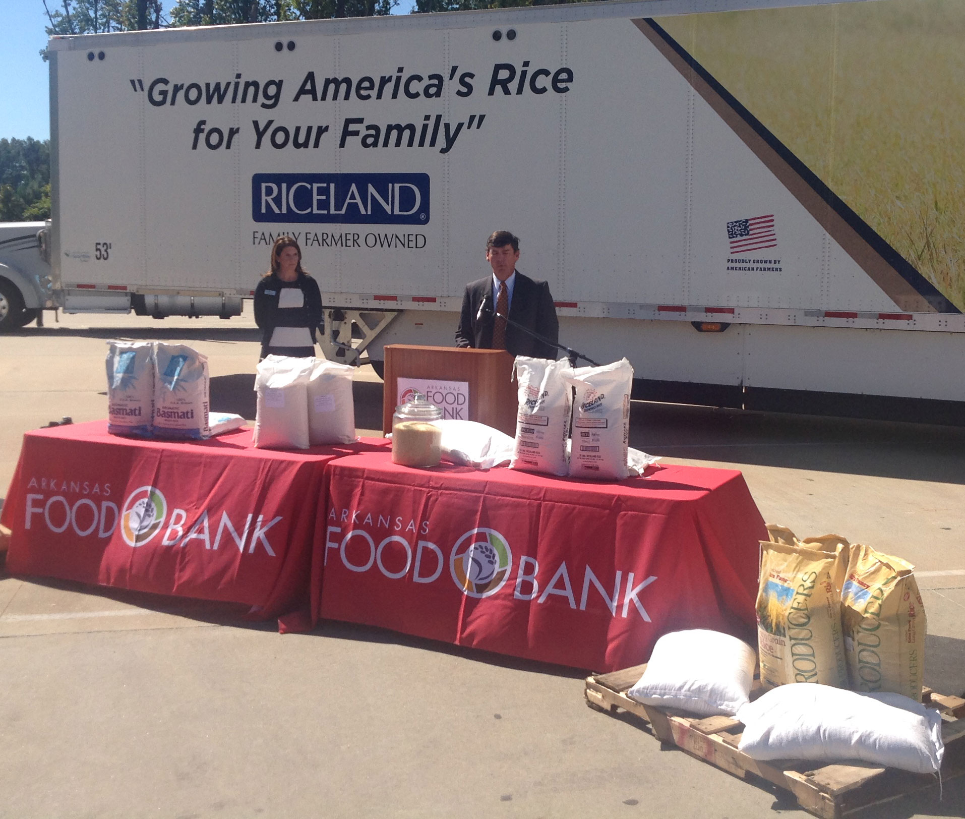 Arkansas Rice Industry Donates More Than 115,000 Pounds of Rice to