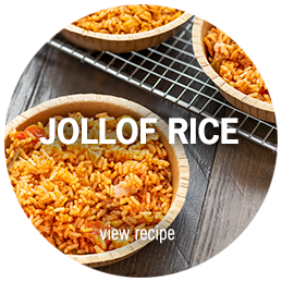 Jollaf Rice Close up view of Jollaf Rice