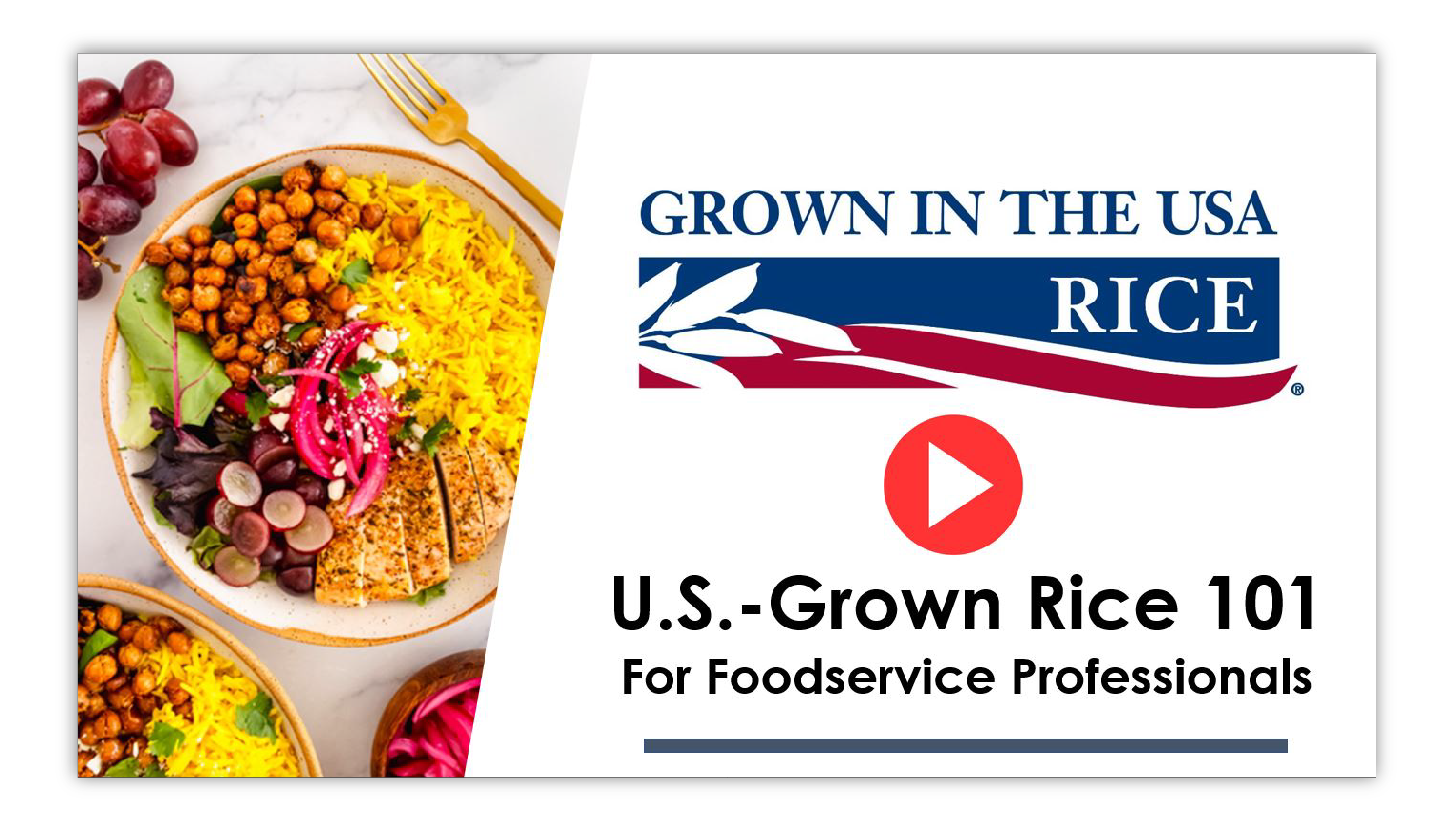 Webinar Cover U.S. Rice 101 Foodservice Webinar